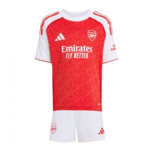 Fotbalové Dres Arsenal Dětské Domácí Oblečení 2025-26 Krátký Rukáv (+ trenýrky)
